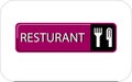 Colourful resturant vector image web icon