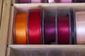 Colourful ribbons and tape