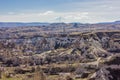 Colourful rock formations. Fairy Chimney or Multihead stone mushrooms. Phallic rock in Cappadocia, turkey. Royalty Free Stock Photo