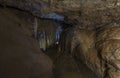 Colourful Rock formations inside Siju Cave,Garo Hills,Meghalaya,India