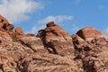 Colourful rocks in Red Rock Canyon State Park Royalty Free Stock Photo