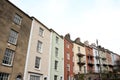 Colourful row of terrace housing, Bristol, England Royalty Free Stock Photo