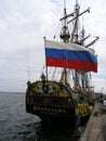 A colourful Russian tall ship in Karlskrona