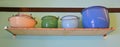 Colourful rustic Enamelware