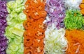 Colourful salad buffet Royalty Free Stock Photo