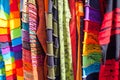 Colourful scarfs Royalty Free Stock Photo