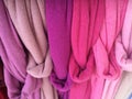 Colourful scarves Royalty Free Stock Photo