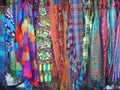 Colourful Scarves Royalty Free Stock Photo