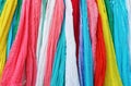 Colourful scarves Royalty Free Stock Photo