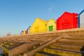 Colourful seaside scene Royalty Free Stock Photo