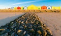 Colourful seaside scene Royalty Free Stock Photo