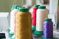 Colourful Sewing Threads Royalty Free Stock Photo