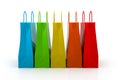 Colourful Shopping bags Royalty Free Stock Photo