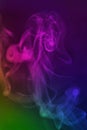 Colourful smoke art photography Royalty Free Stock Photo