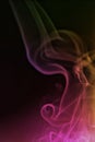 Colourful smoke art photography Royalty Free Stock Photo