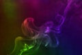 Colourful smoke art photography Royalty Free Stock Photo
