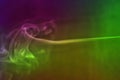 Colourful and swril smoke art photography