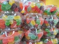 Colourful soft Jelly candy on sale Royalty Free Stock Photo