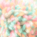 Colourful soft wool texture background, cotton wool, light natural sheep wool, close-up texture of fluffy fur, wool with beige Royalty Free Stock Photo