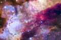 A colourful star forming region somewhere in deep space