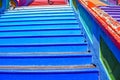 Colourful steps at Batu Caves temple in Malaysia, Beautiful coloured steps at hindu religion Batu Caves temple Royalty Free Stock Photo