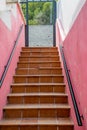 Colourful steps in Catalan Bay Royalty Free Stock Photo