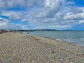 Colourful stones on a Bray beach, county Wicklow, Ireland