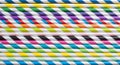 Colourful straws background