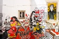 `Fado Vadio` Colourful Street Art Mural in Lisbon, Portugal