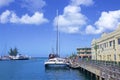 Colourful streets of Bridgetown, Barbados Royalty Free Stock Photo