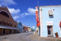 Colourful streets of Bridgetown, Barbados Royalty Free Stock Photo