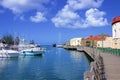 Colourful streets of Bridgetown, Barbados Royalty Free Stock Photo