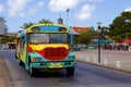 Streets in Willemstad of Curacao, Dutch Antilles