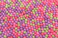 Colourful sugar balls candies. Confectionery sprinkles.