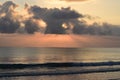 Colourful sunrise in Kailua beach, Hawaii