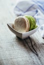 Colourful tasty macaroons Royalty Free Stock Photo