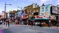 Colourful Thriving Retail Shops Camden Market London Royalty Free Stock Photo