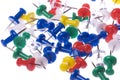 Colourful Thumbtacks Isolated