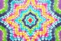 Colourful tie dyed pattern background.