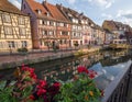 Colourful Timber Framed Buildings in Colmar, France Royalty Free Stock Photo