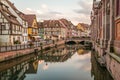 Colourful Timber Framed Buildings in Colmar, France Royalty Free Stock Photo