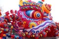 Colourful traditional chinese dragon decoration Royalty Free Stock Photo