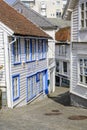 Colourful Traditional Historic Old Building Exteriors Old Town Stavanger