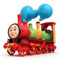 Colourful train, wooden toys, for children, eco-friendly, handmade, Montessori, for children\'s development,