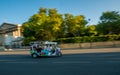 A colourful tuk tuk