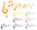 Colourful Tunes Royalty Free Stock Photo