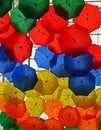 Colourful umbrella background Royalty Free Stock Photo