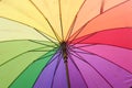 The colourful umbrella