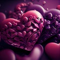 Colourful Valentines Day Background