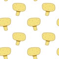 Mushroom seamless pattern